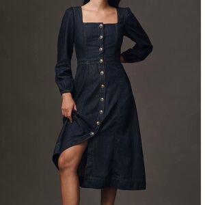 Reformation Celeste Denim Maxi Dress